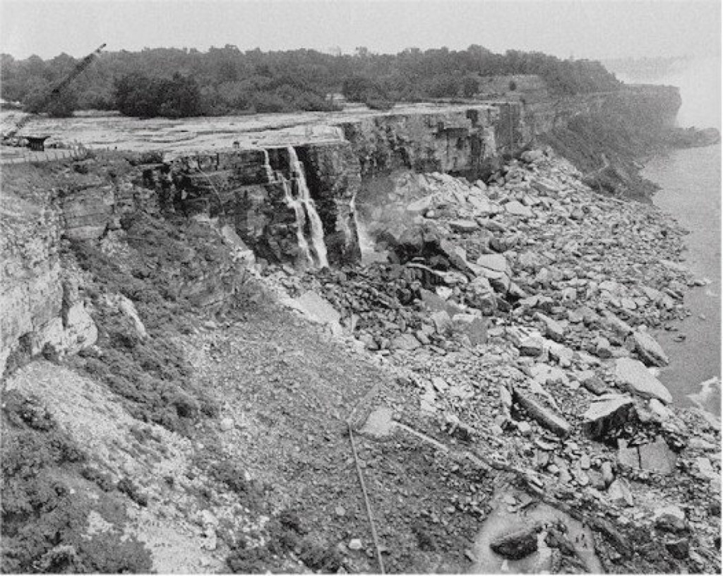 Niagara Falls Turned Off Then and Now