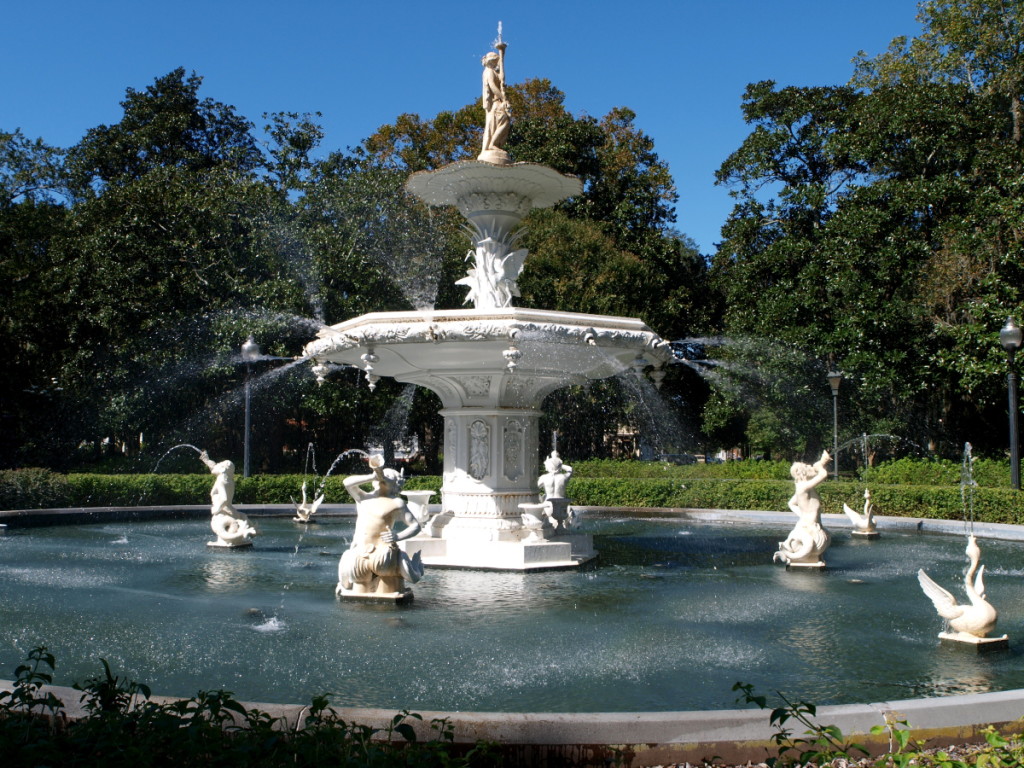 Forsyth Park Fountain | Then and Now